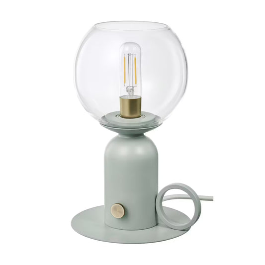 ÅSKMULLER Table lamp with LED bulb