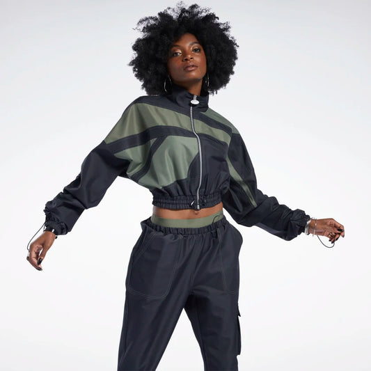 Cardi B Woven Satin Jacket (Reebok)