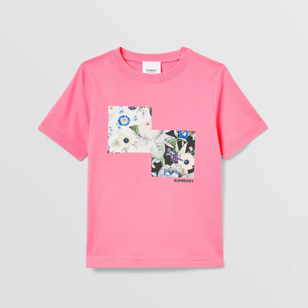 Montage Print Cotton T-shirt