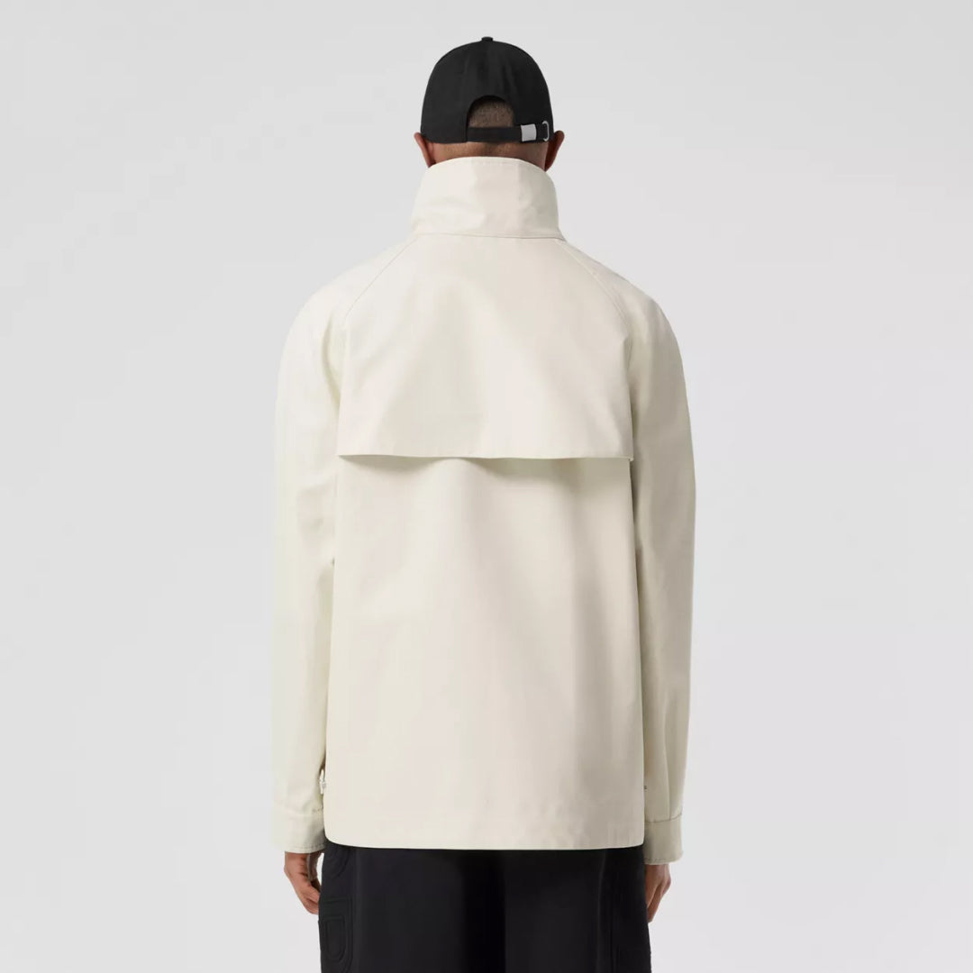Бавовняна оверсайз куртка Harrington з деталями логотипу