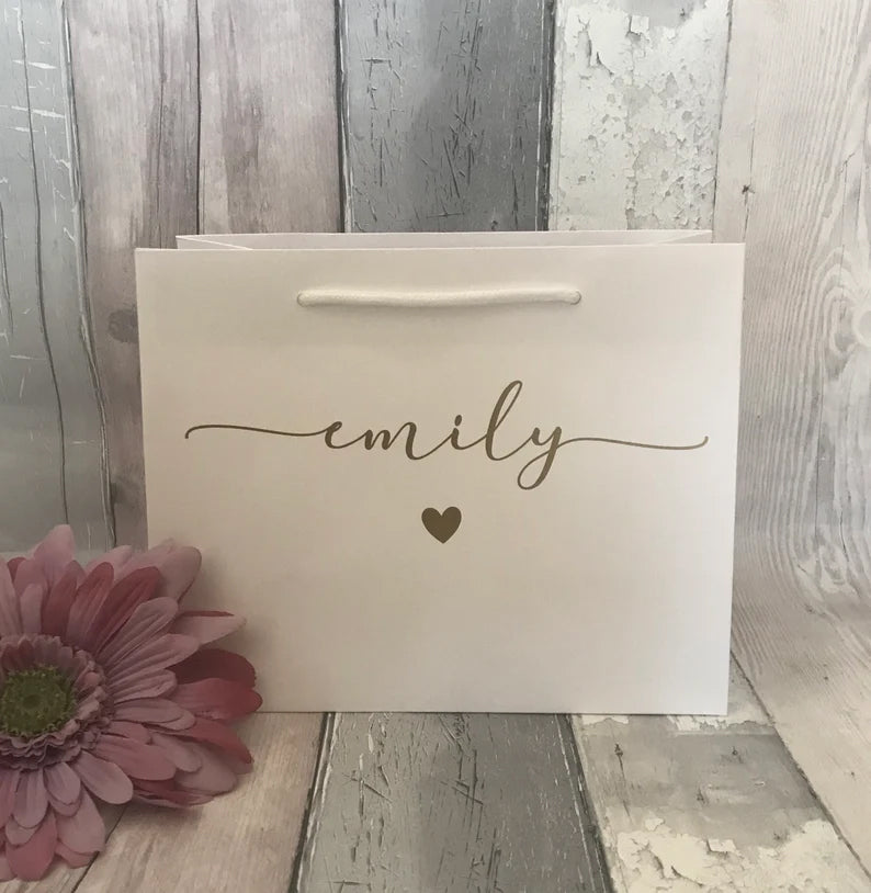 Personalised Name Gift Bag, Birthday Gift Bag, Special Occasion Gift Bag, Personalised Gift Bag
