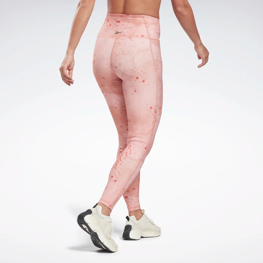 Les Mills® Lux Bold High-Waisted Printed Tights (Reebok)
