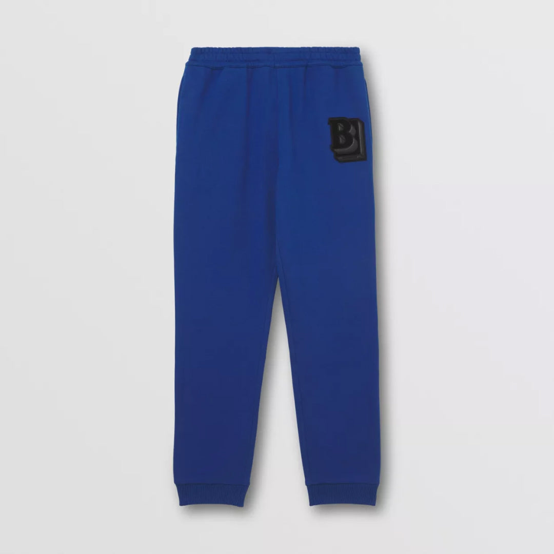 Letter Graphic Cotton Blend Jogging Pants