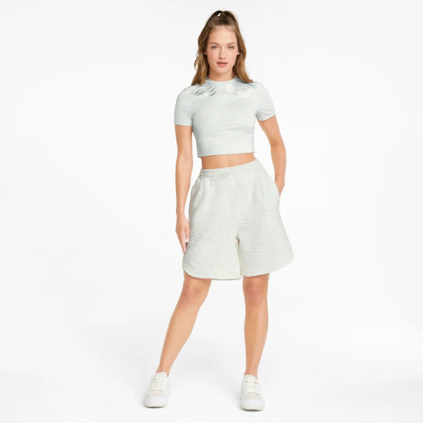 Snow Tiger Wide Long Women's Shorts (Puma)