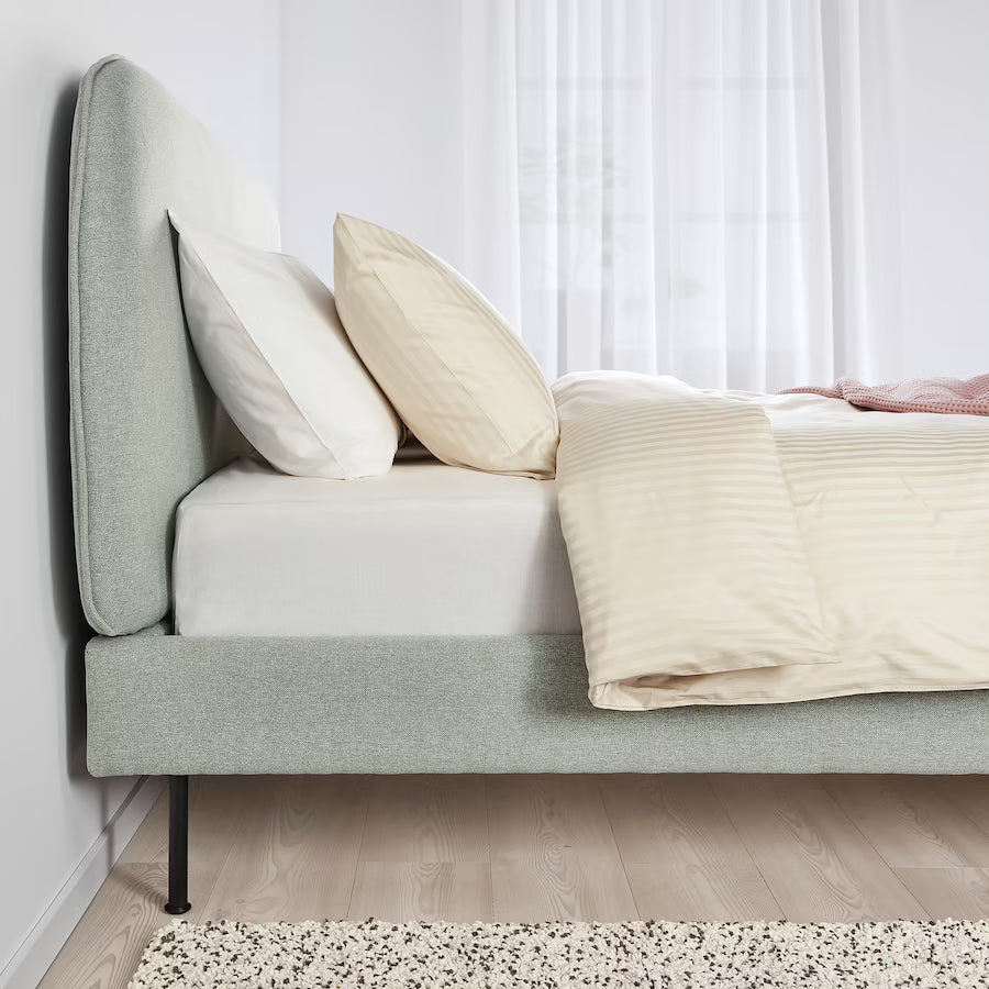VADHEIM Upholstered bed frame