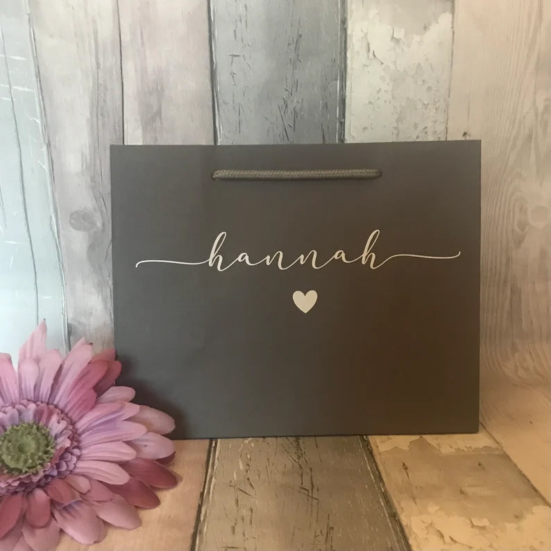 Personalised Name Gift Bag, Birthday Gift Bag, Special Occasion Gift Bag, Personalised Gift Bag