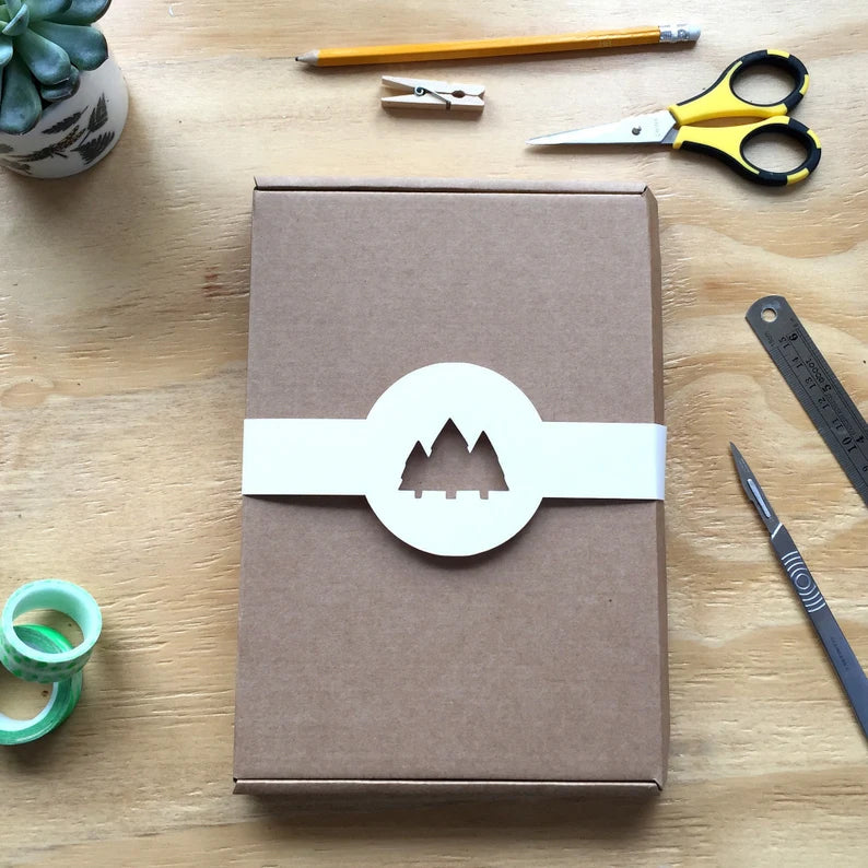 Adult DIY craft kit, nautical paper craft kit, paper cutting kit