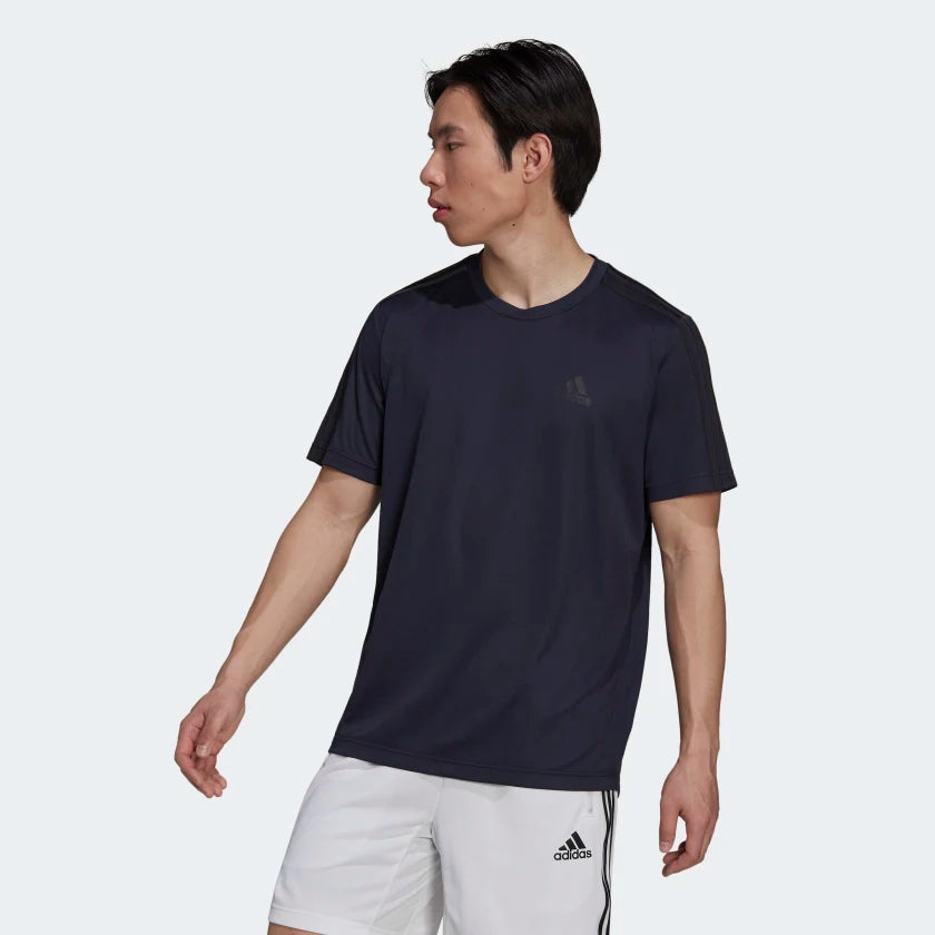 Aeroready Designed To Move Sport 3-Stripes Tee (Adidas)
