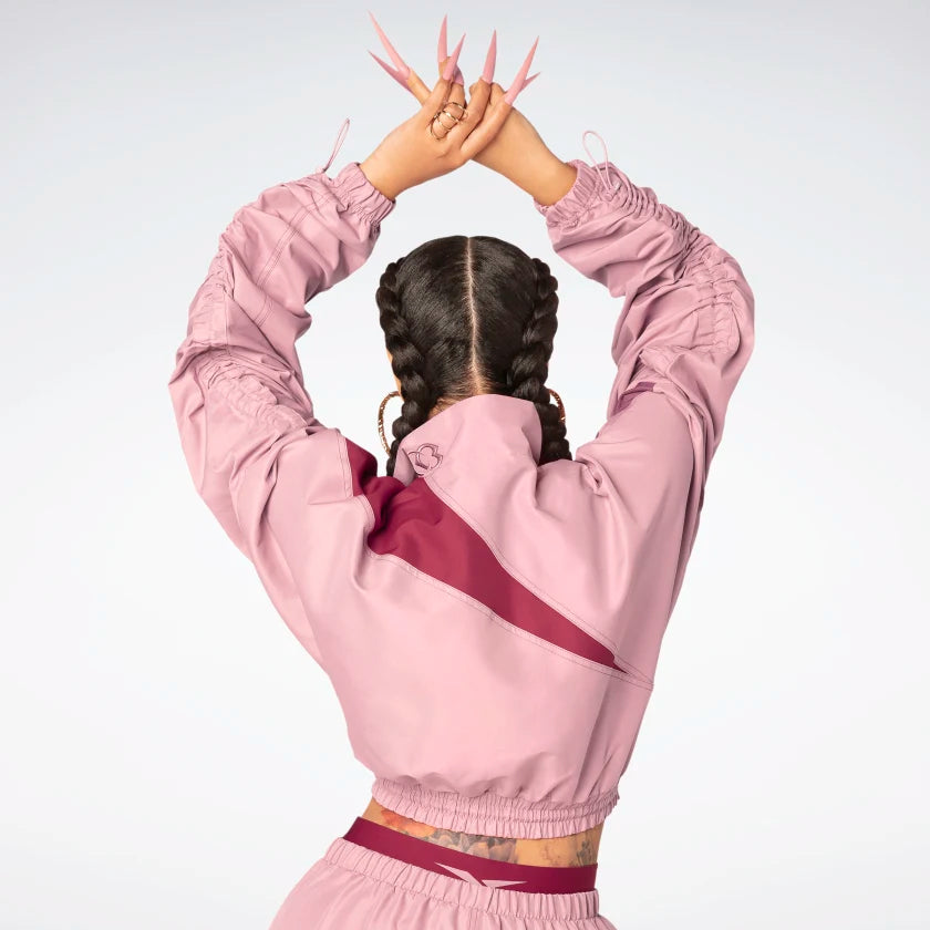 Cardi B Woven Satin Jacket (Reebok)