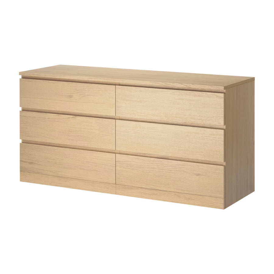MALM 6-drawer dresser