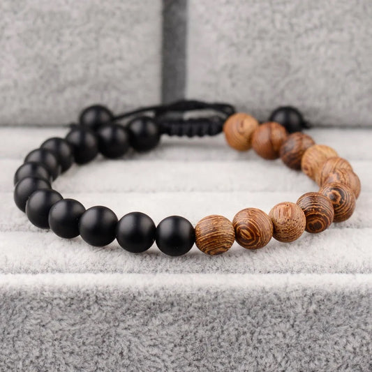 Bracelet | wood pearls | moaccessoires | gift for men