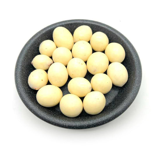 Almonds in white glaze