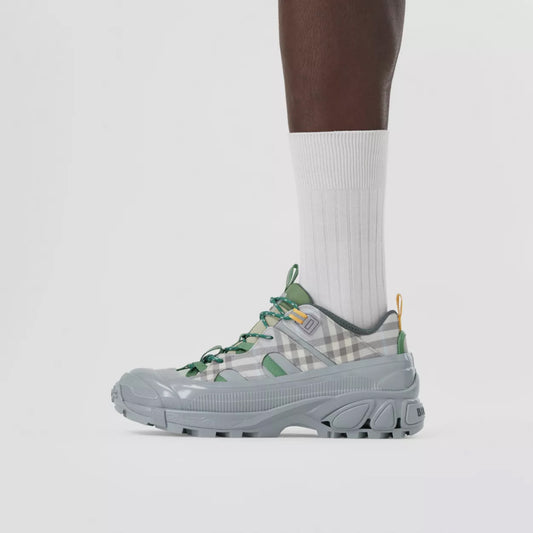 Check Nylon Arthur Sneakers