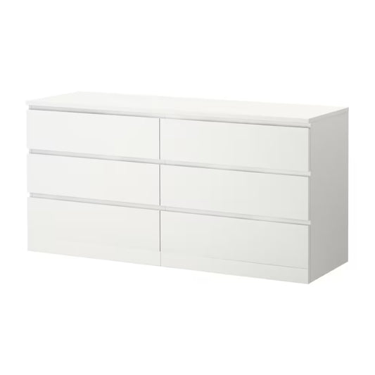 MALM 6-drawer dresser