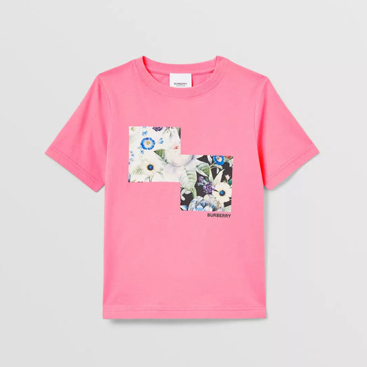 Montage Print Cotton T-shirt