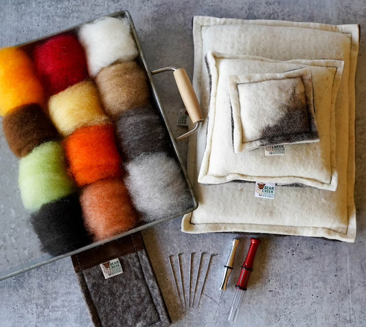 Deluxe Starter Needle Felting Kit - усе, що я використовую для валяння голкою та рекомендую своїм учням