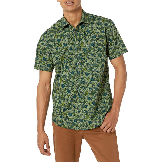 Regular-fit Short-Sleeve Print Shirt