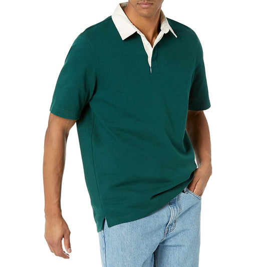 Regular-fit Short-Sleeve Rugby Polo