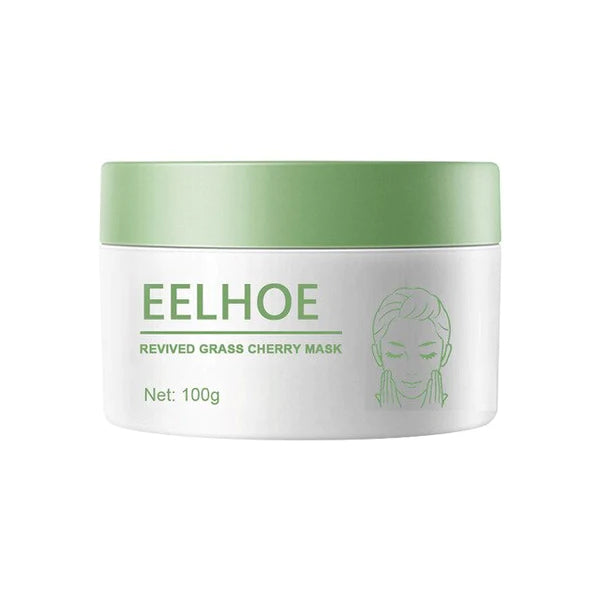 RESURRECTION GRASS CHERRY MUD MASK PLANT MOISTURIZING REPAIR MASK FACIAL SKIN CARE WASHING MASK SKINCARE TXTB1