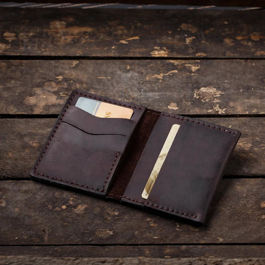 Personalized gift card holder, leather credit card wallet, custom engraved card case wallet, men thin wallet, gift for dad, Christmas gift